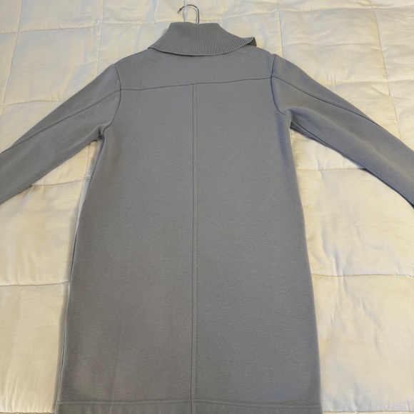 Athleta Gray Blue Sweatshirt Dress - Picture 5 of 6